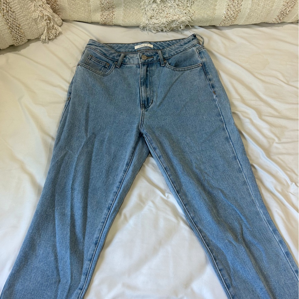 PACSUN Mom Jeans Size 26 Women’s Lightly Worn Light Wash Great Condition